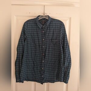 J. Crew  Green Plaid Boy Button Down Shirt